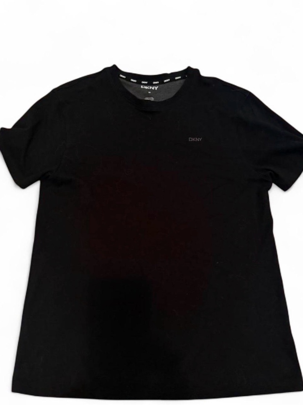 DKNY Black Short Sleeve Crew Neck Tee